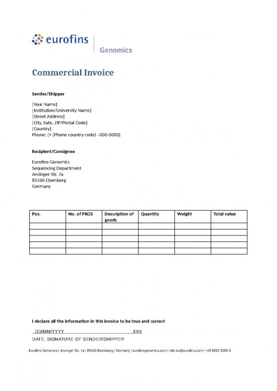 picture Invoice Template Word 47225 | Commercial Invoice 042016