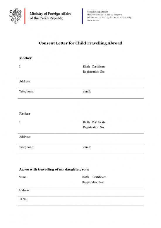 picture1_Letter Pdf 48928 | Consent Letter For Child Travelling Abroad