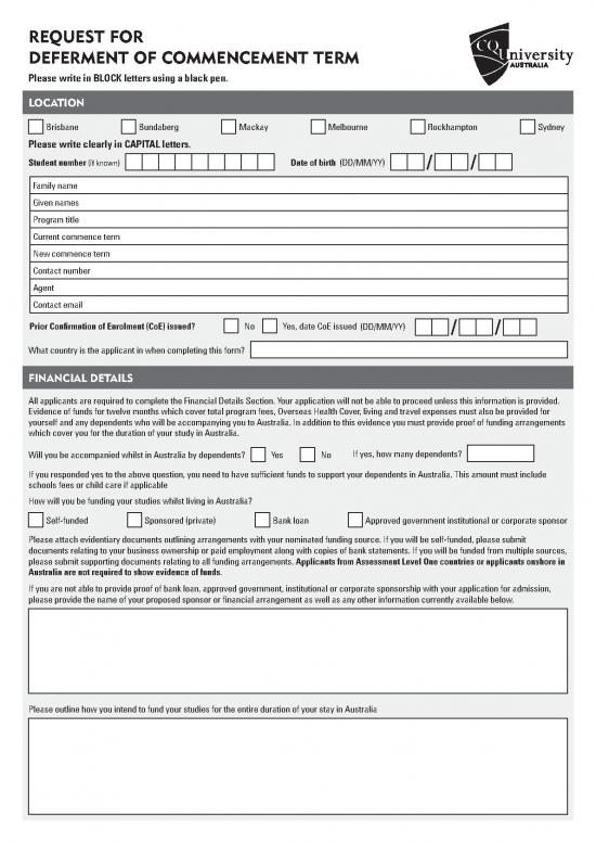 picture_Application Format Pdf 47541 | Deferment Of Commencement Request  Form