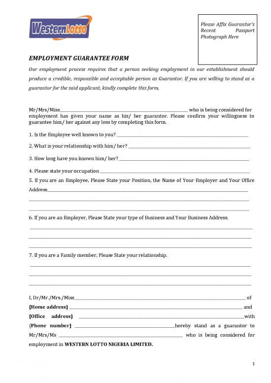picture1_Family Therapy Pdf 48337 | Employee Guarantee Form Western Lotto