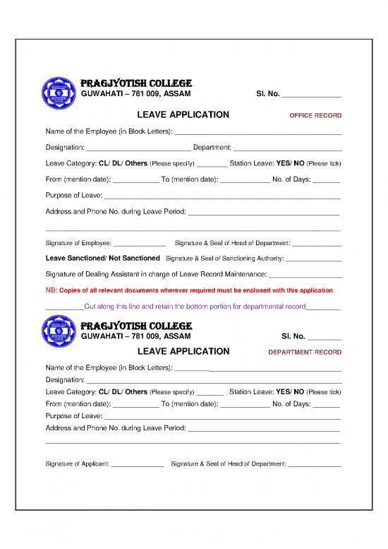 picture_Application Format Pdf 48078 | Employee Leave Application Format
