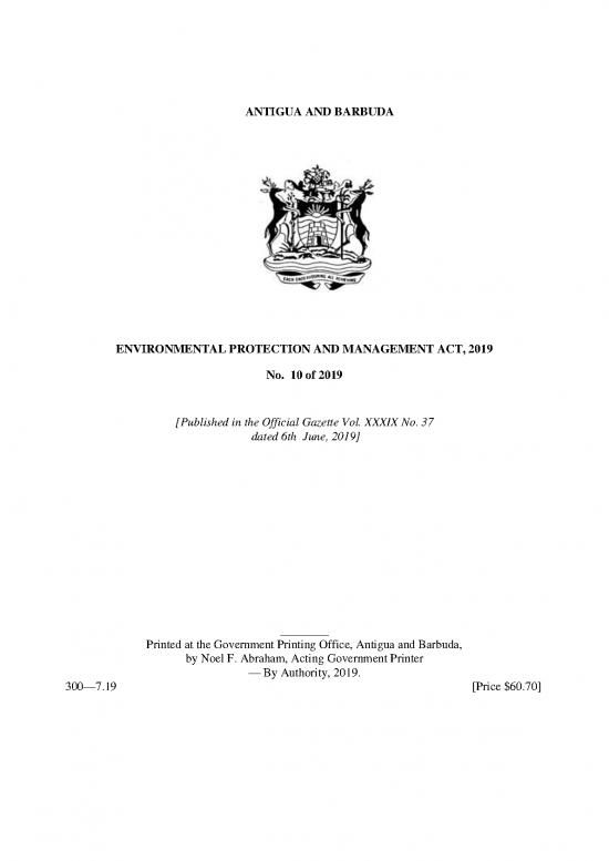 picture Environmental Management Act Pdf 49367 | Environmental Protection And Management Bill, 2019