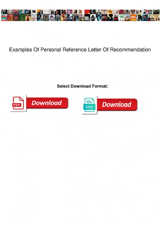 picture_Letter Pdf 47958 | Examples Of Personal Reference Letter Of Recommendation