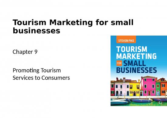 picture1_Effective Presentation Ppt 47010 | Filechapter 9   Promoting Tourism Services To Consumers