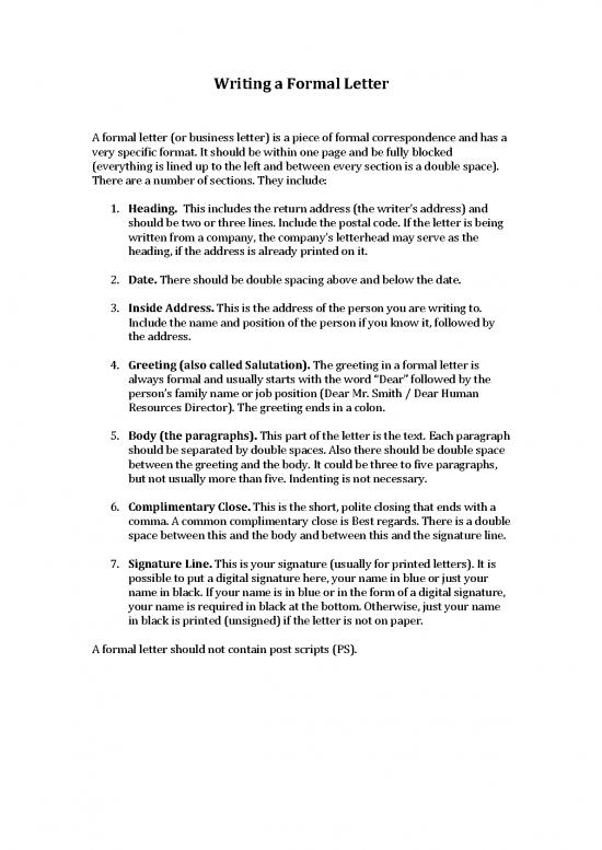 picture Letter Pdf 48073 | Formal Letter Template And Examples