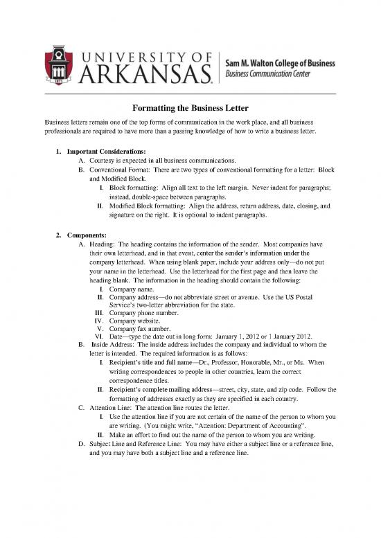 picture_Letter Pdf 48318 | Formatting The Business Letter