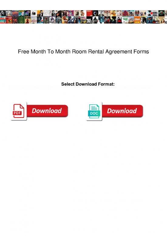 picture Letter Pdf 49216 | Free Month To Month Room Rental Agreement Forms