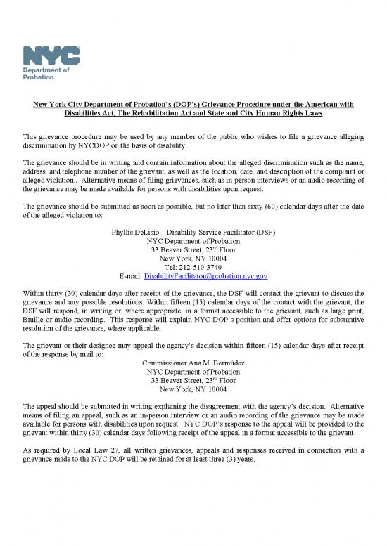 picture_Act Made Simple Pdf 49326 | Grievance Procedure