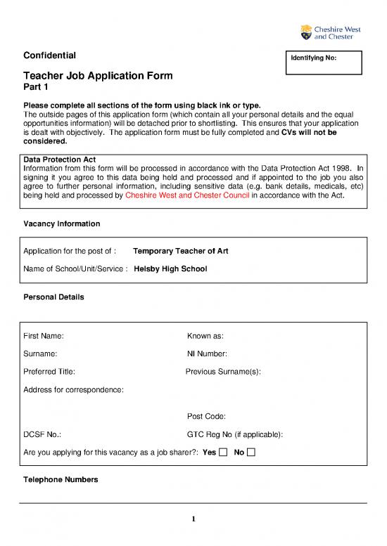 picture Application Format Pdf 48684 | Hhs App Form Temp Teacher Of Art 2015