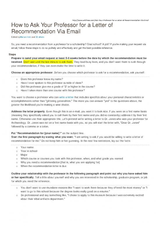 picture_Scholarship Application Letter Sample Pdf 47964 | How To Ask Your Professor For A Letter Of Recommendation Via Email