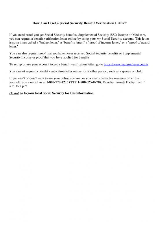picture Letter Pdf 48789 | How To Get A Social Security Benefit Verification Letter