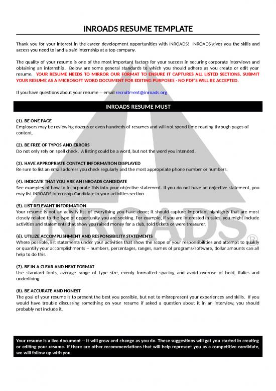 picture_General Reading Pdf 47243 | Inroads Resumetemplates 2018 19