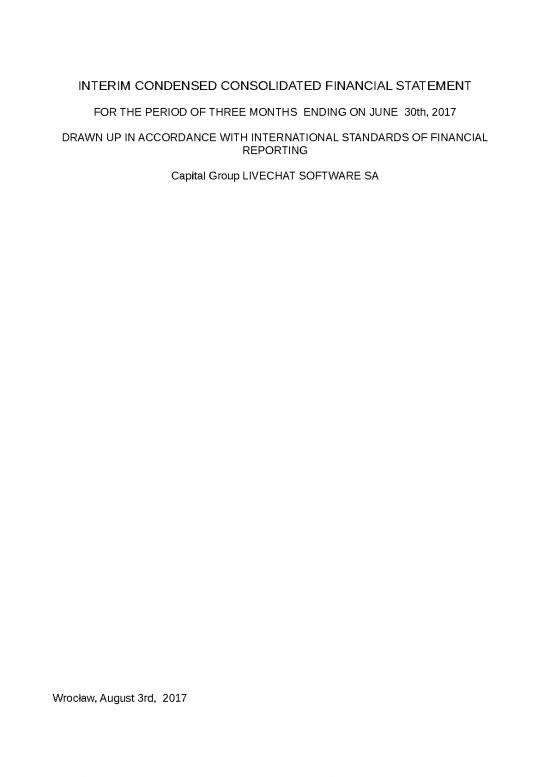 picture_Interim Condensed Consolidated Financial Statement Q1 2017 Lvc