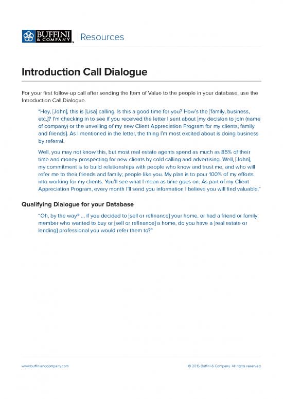 picture1_Letter Pdf 48115 | Introduction Call Dialogue Letter