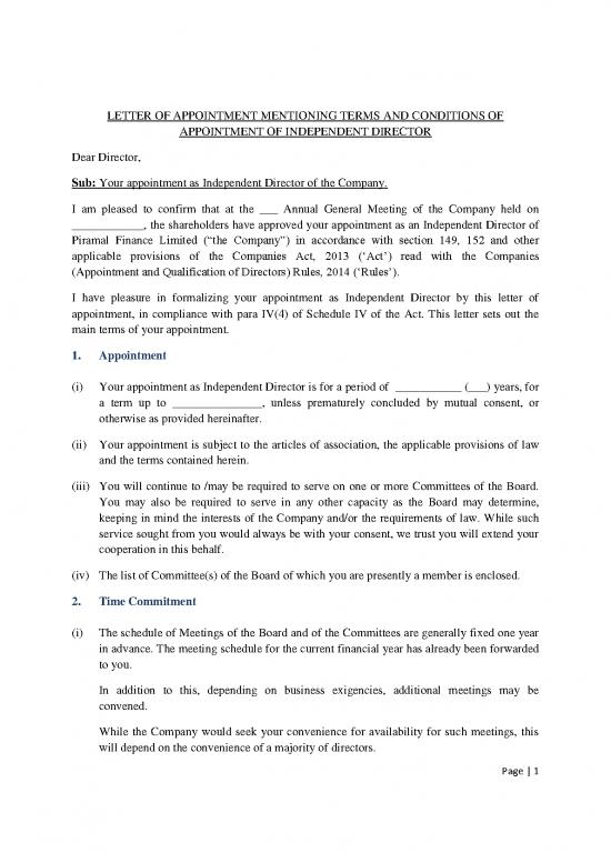 picture_Letter Pdf 49010 | Letter Of Appointment Mentioning Terms And Conditions Of Appointment