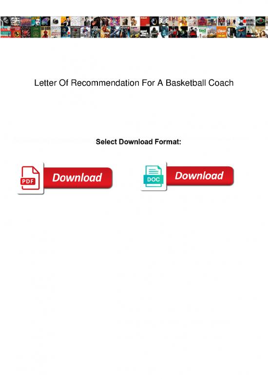 picture_Letter Pdf 49022 | Letter Of Recommendation For A Basketball Coach