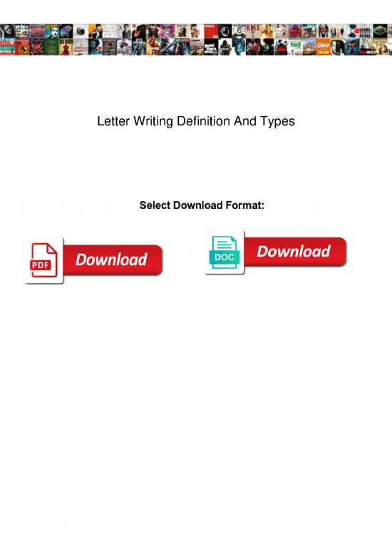 picture Letter Pdf 48136 | Letter Writing Definition And Types