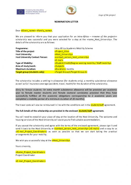 picture1_Scholarship Application Letter Sample Pdf 49070 | Model Student Staff Agreement Iafrica Final