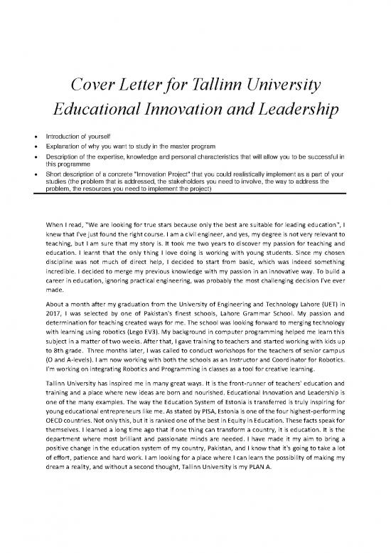 picture Letter Pdf 49235 | Motivational Letter For Tallinn University