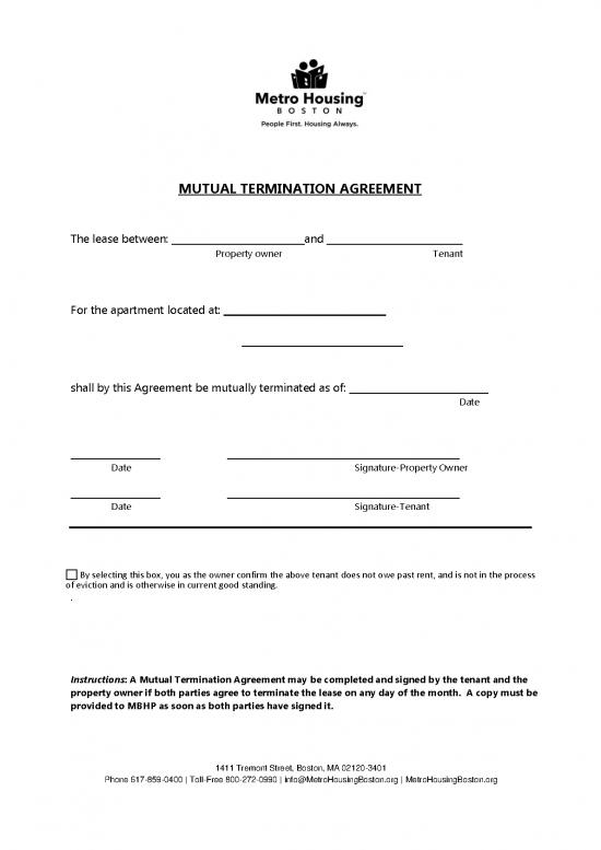 picture Termination Agreement Template 48890 | Mutual Termination Agreement New 20