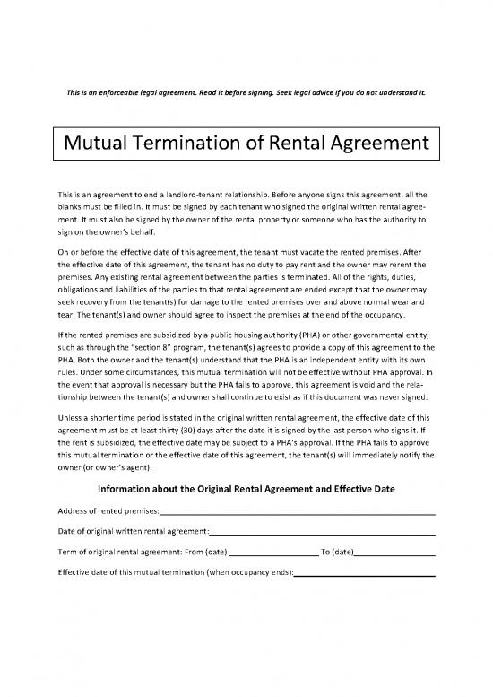 picture1_Termination Agreement Template 49265 | Mutual Termination Of Rental Agreement