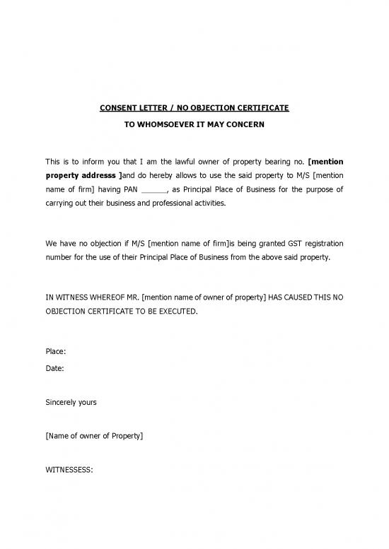 picture1_Letter Pdf 47926 | Noc Format For Gst Registration Converted