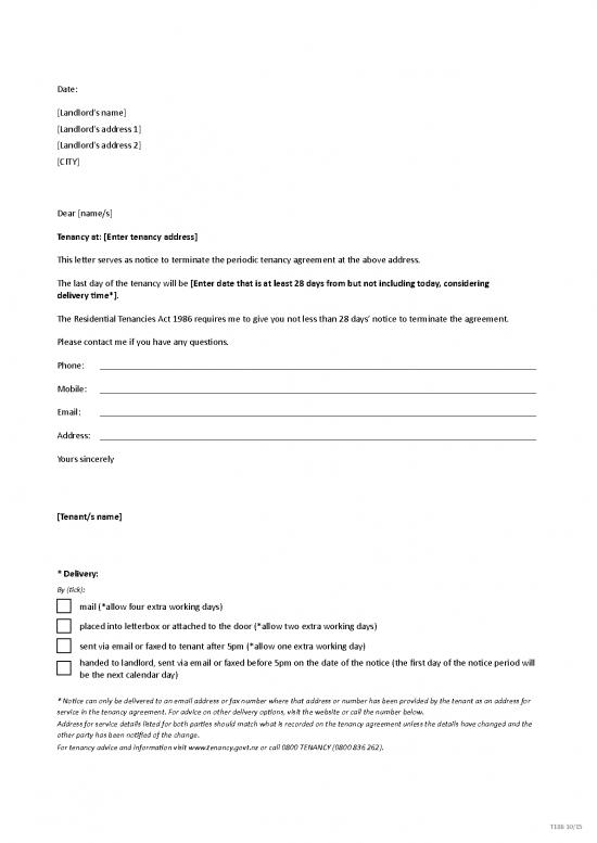 picture1_Letter Pdf 49186 | Notice To Terminate Periodic Tenancy Tenant To Landlord Handwritten Template
