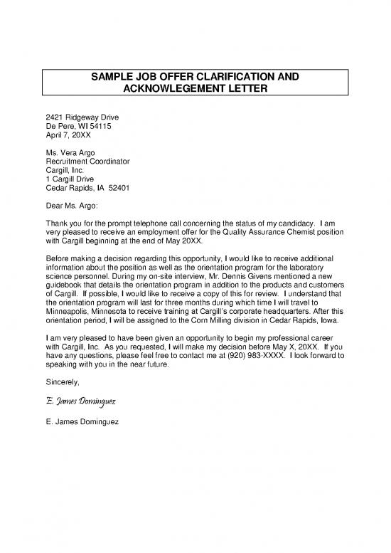 picture Letter Pdf 49278 | Offer Clarification