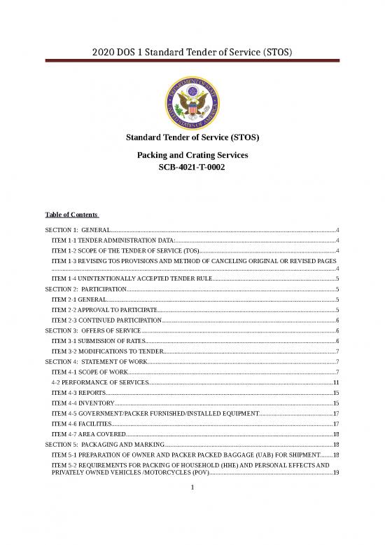 picture1_Table Of Contents Template Word Free Download 47197 | Packing Tender Draft 2 Gaborone Botswana