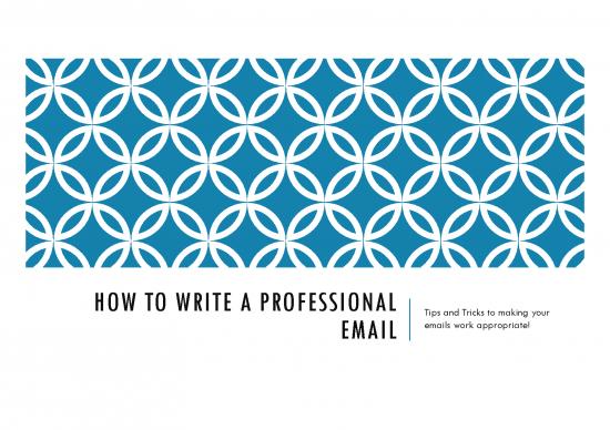 picture Professional Email Samples Pdf 48715 | Professional Email Presentation