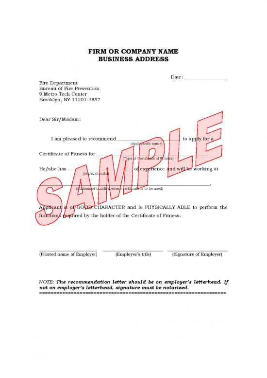 picture Letter Pdf 48972 | Recommendation Letter