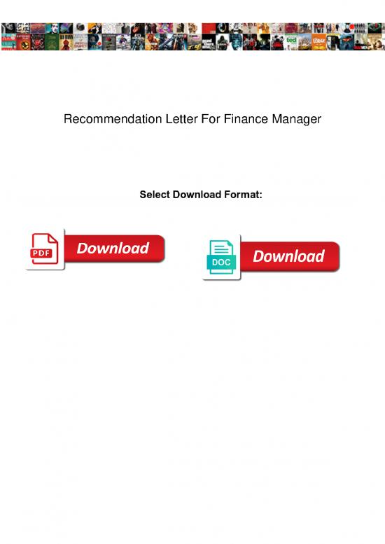 picture Letter Pdf 47487 | Recommendation Letter For Finance Manager