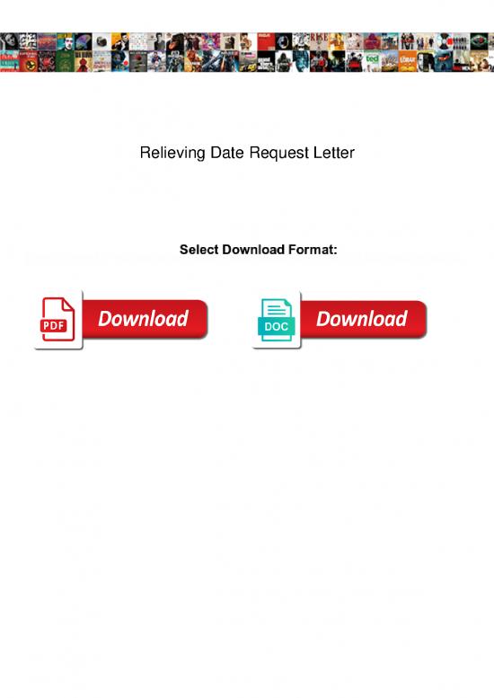 picture_Letter Pdf 48127 | Relieving Date Request Letter
