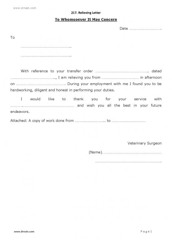 picture_Letter Pdf 47706 | Relieving Letter For Employee