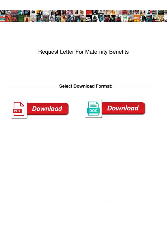 picture1_Letter Pdf 47888 | Request Letter For Maternity Benefits