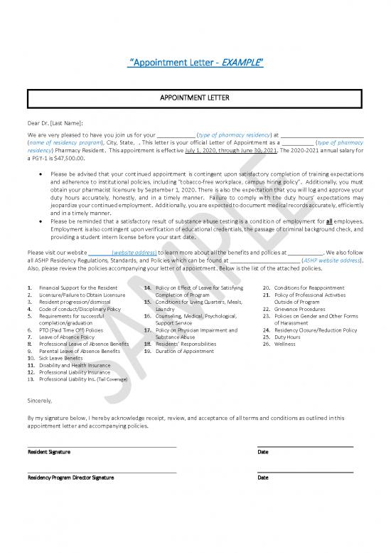 picture Letter Pdf 48403 | Resident Contract Letter Example
