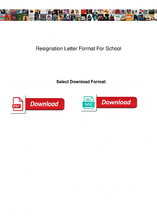 picture Letter Pdf 49202 | Resignation Letter Format For School