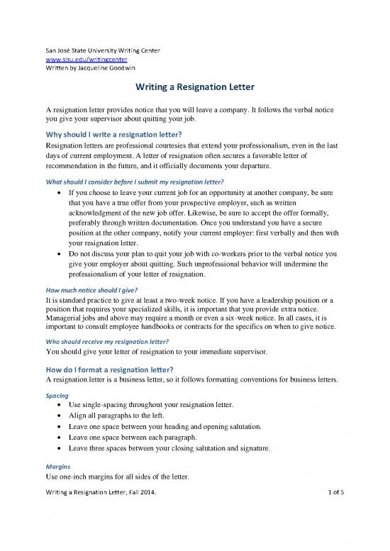 picture Letter Pdf 49129 | Resignation Letters