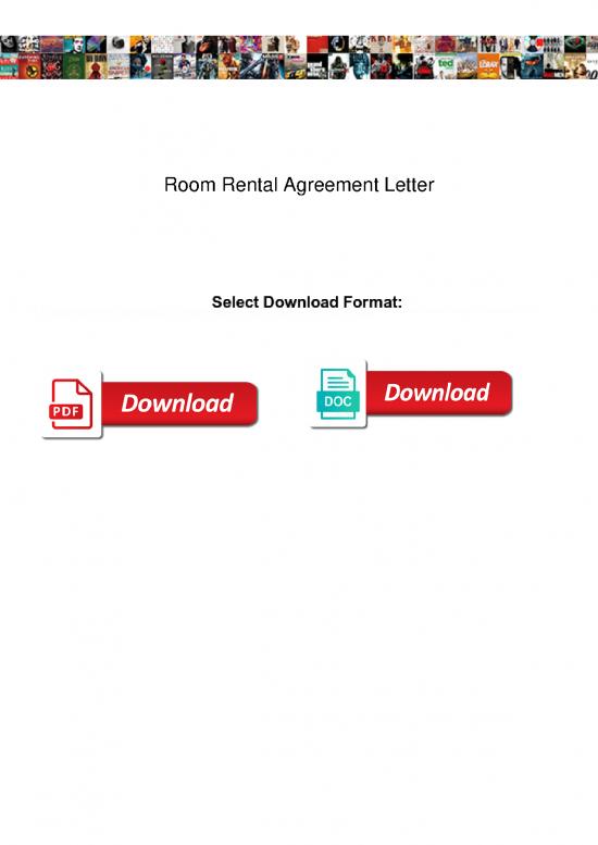picture Letter Pdf 48785 | Room Rental Agreement Letter