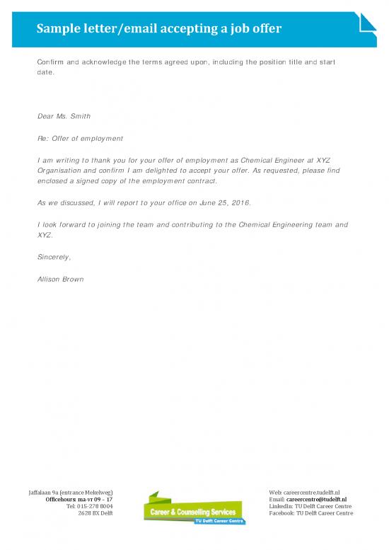 picture Letter Pdf 47658 | Sample Letter Accepting A Job Offer