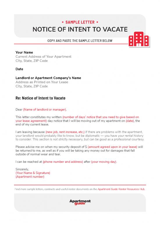 picture Letter Pdf 48398 | Sample Letter Giving Notice