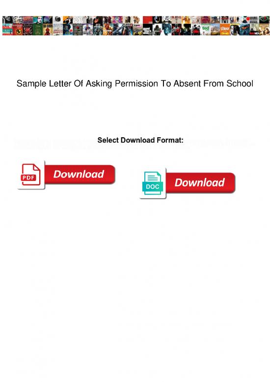 picture_Letter Pdf 48408 | Sample Letter Of Asking Permission To Absent From School
