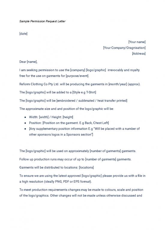picture1_Letter Pdf 47520 | Sample Permission Request Letter Au