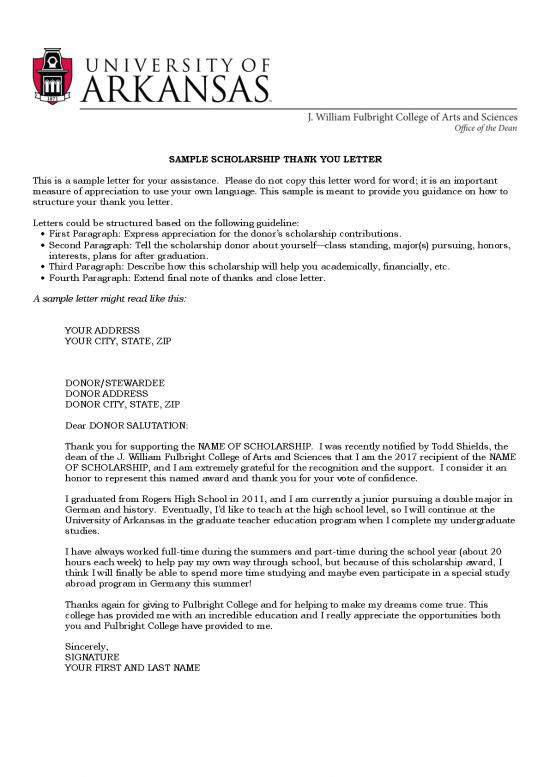 picture1_Letter Pdf 47772 | Scholarship Recipient Thank You Letter Sample