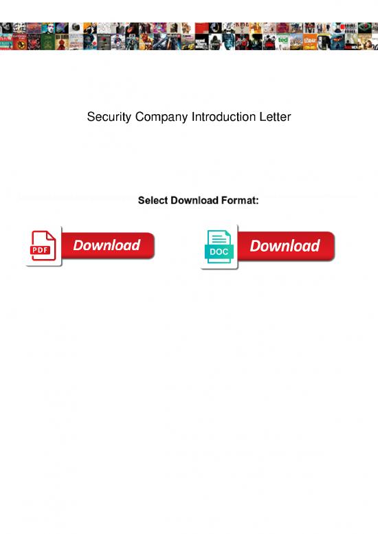 picture Letter Pdf 48775 | Security Company Introduction Letter