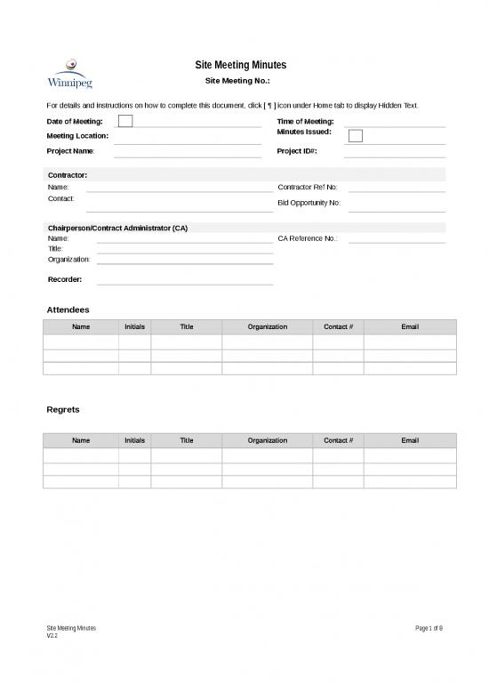 picture_Sample Contract For Construction 47468 | Site Meeting Minutes V2