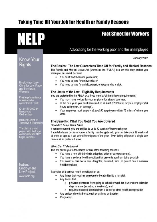 picture1_Family Therapy Pdf 48945 | Taking Time Off Your Job For Health Or Family Reasons