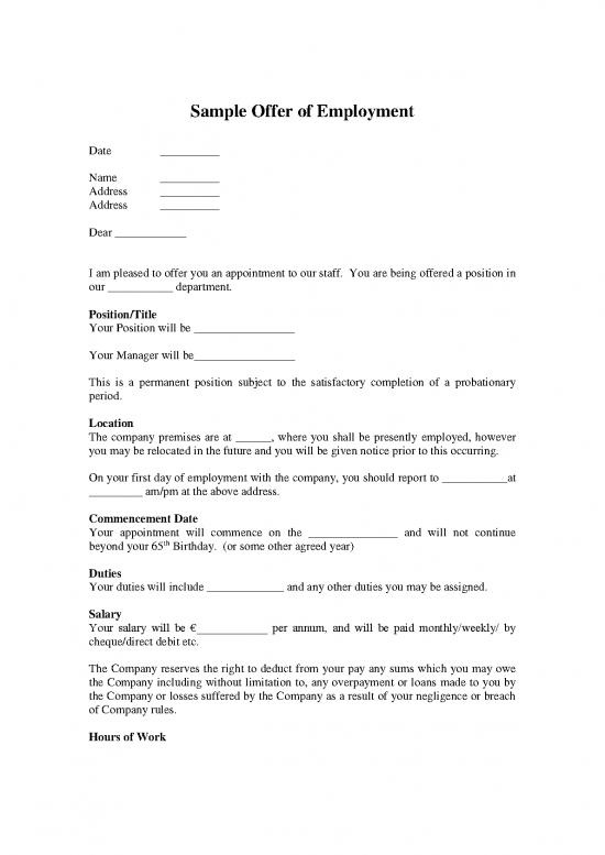 picture1_Report Pdf 48764 | Template Offer Of Employment Letter