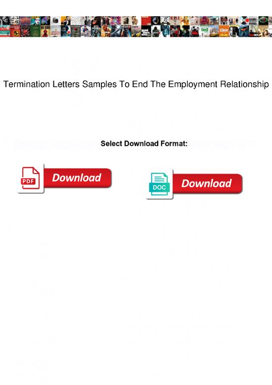 picture_Letter Pdf 48125 | Termination Letters Samples To End The Employment Relationship