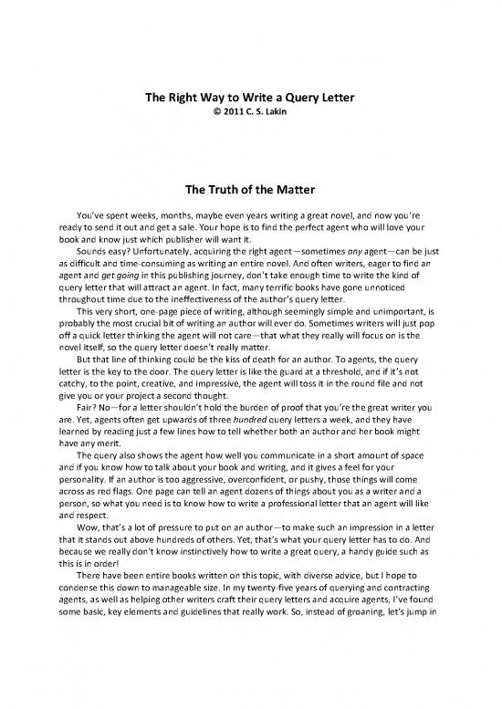 picture Letter Pdf 48840 | The Right Way To Write A Query Letter